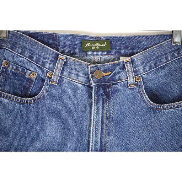 Eddie Bauer Jeans Womens Size 8 Blue Denim High Waist - Picture 9 of 12